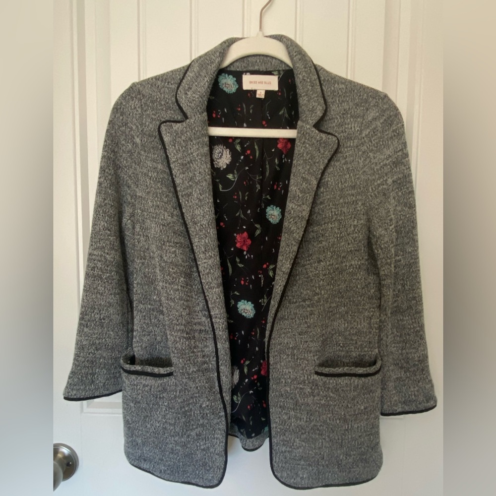 Skies Are Blue Alanna Textured Knit Blazer